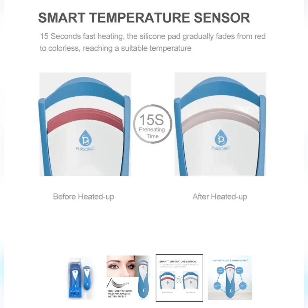 ⭐️40% Off⭐️Pursonic Heated Eyelash Curler
